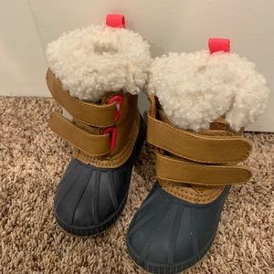 GapKids Hot Pink “Faux LL Bean” Girls Winter Boots